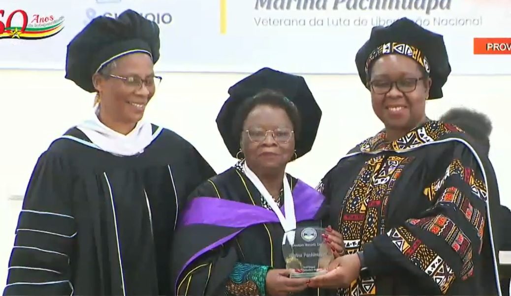 Doutor honoris causa: reitora da unipúnguè destaca resiliência de marina