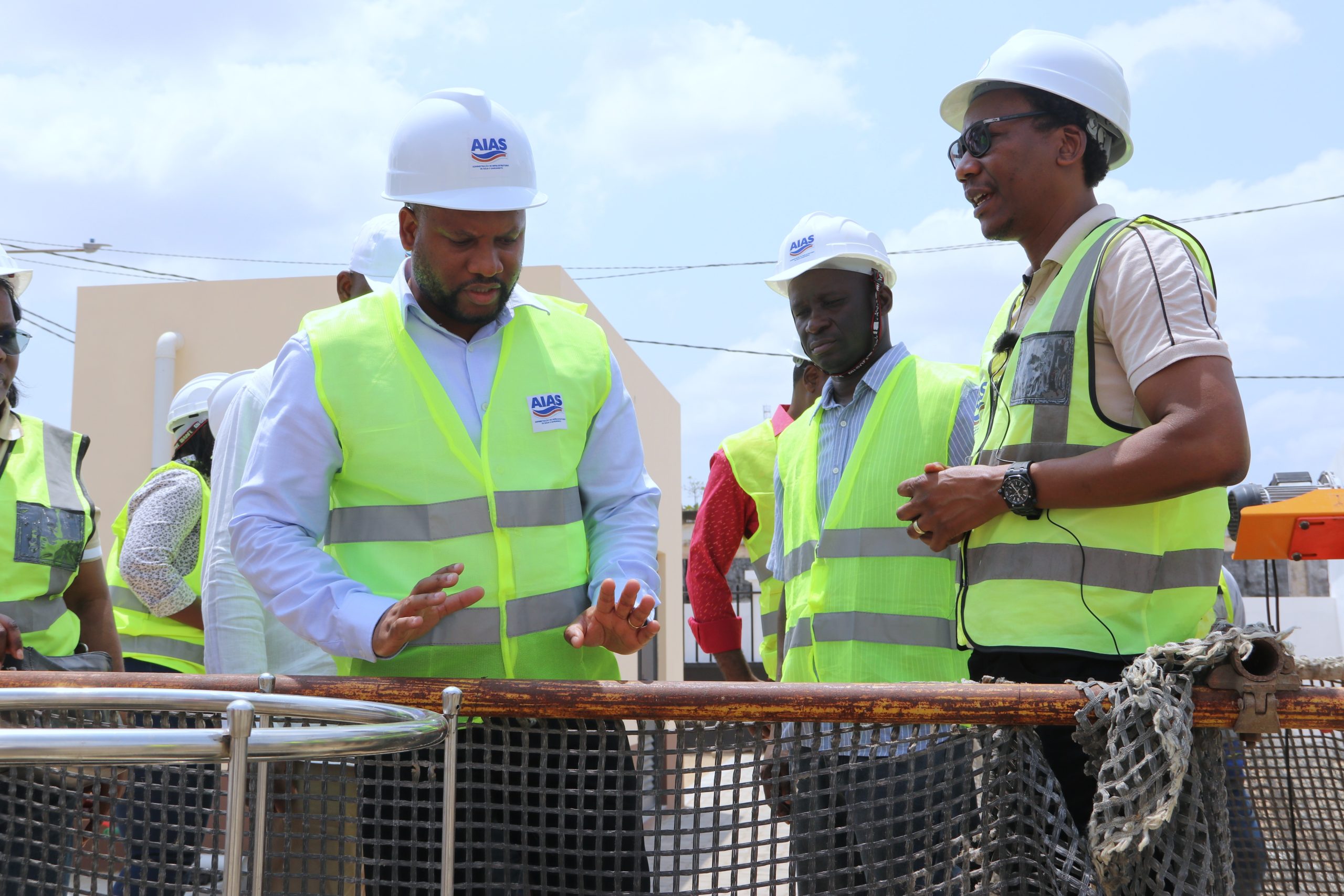 Fernando rafael satisfeito com decurso das obras de saneamento em