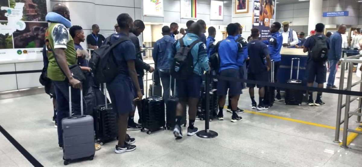 Black bulls já está no congo para o jogo da