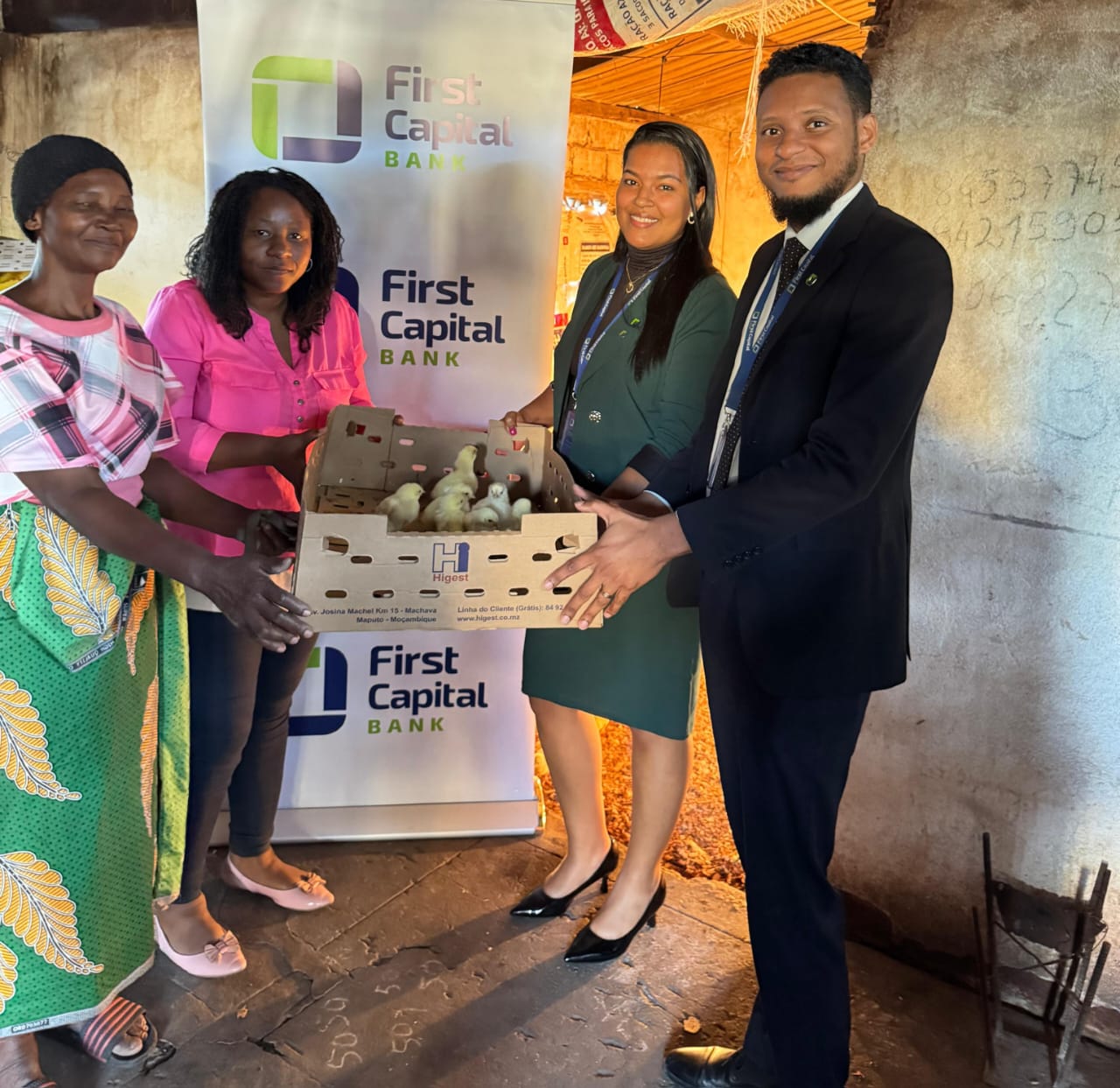 First capital apoia projecto de produção de frango na beira