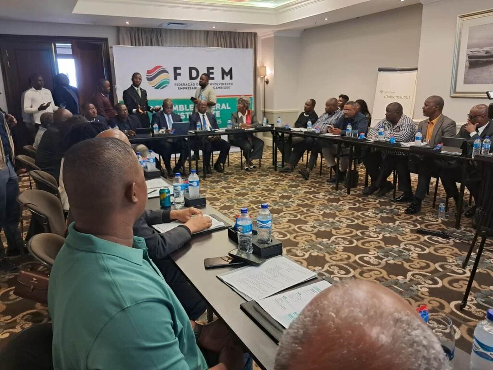 Lineu candieiro eleito presidente da federação empresarial de moçambique