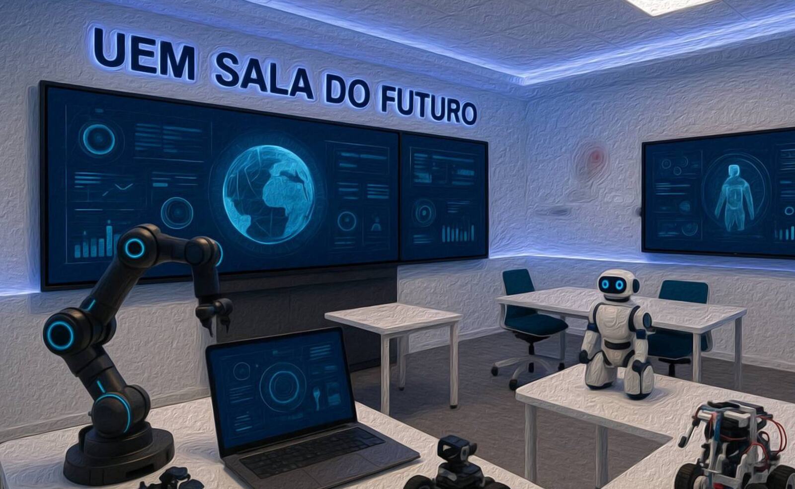 Uem adquire equipamento robótico para modernização do ensino