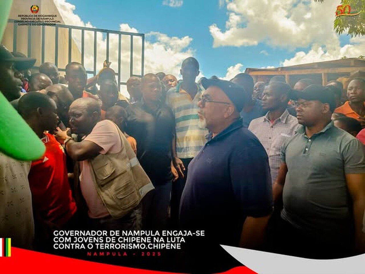Nampula /terrorismoː governador pede coragem aos residentes de chipene