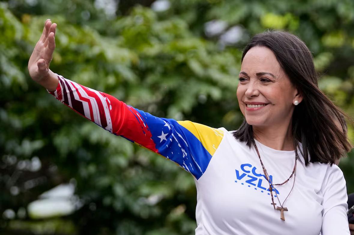Venâncio mondlane felicita maría corina machado pelo prémio nobel da