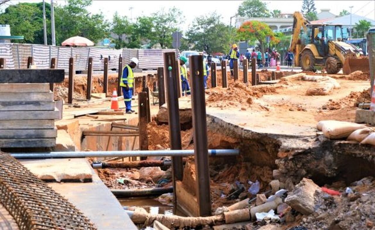 Sistemas de drenagem da baixa de maputo concluída próximo ano