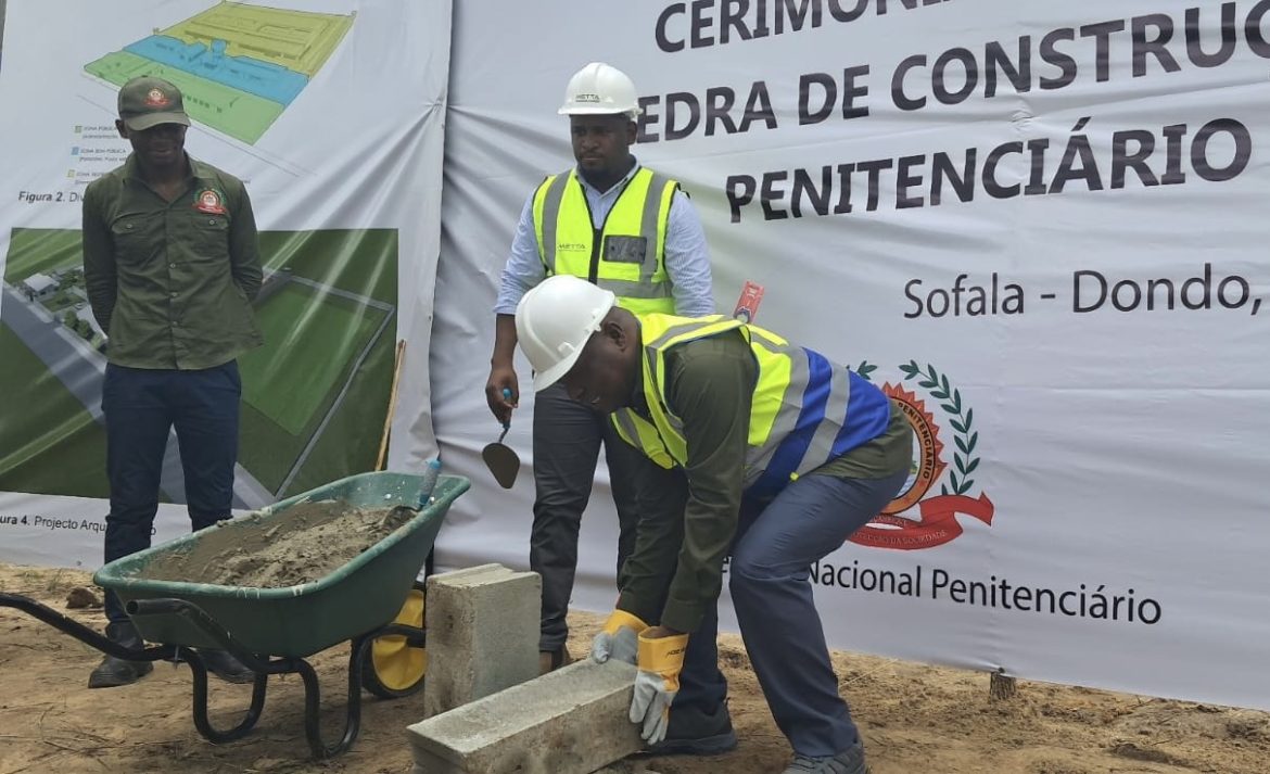 Lançada primeira pedra para construção do Estabelecimento Penitenciário Distrital