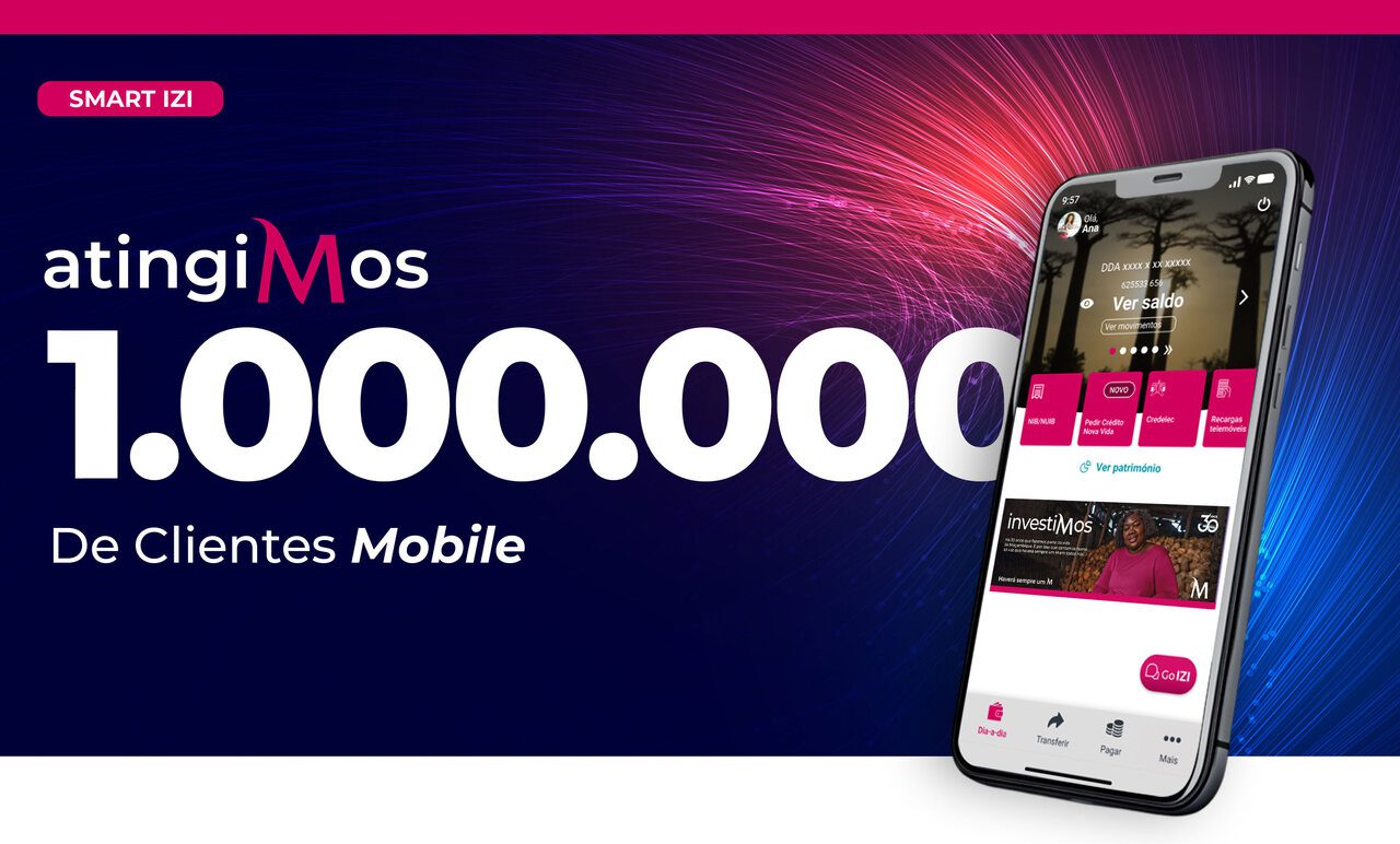 Millennium bim atinge 1.000.000 de clientes mobile e lança nova