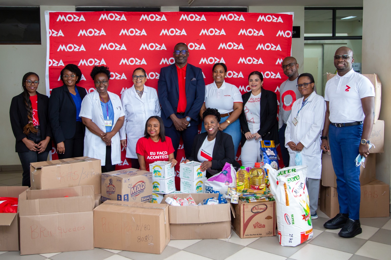 Moza Banco celebra Natal Solidário com mais de cem crianças