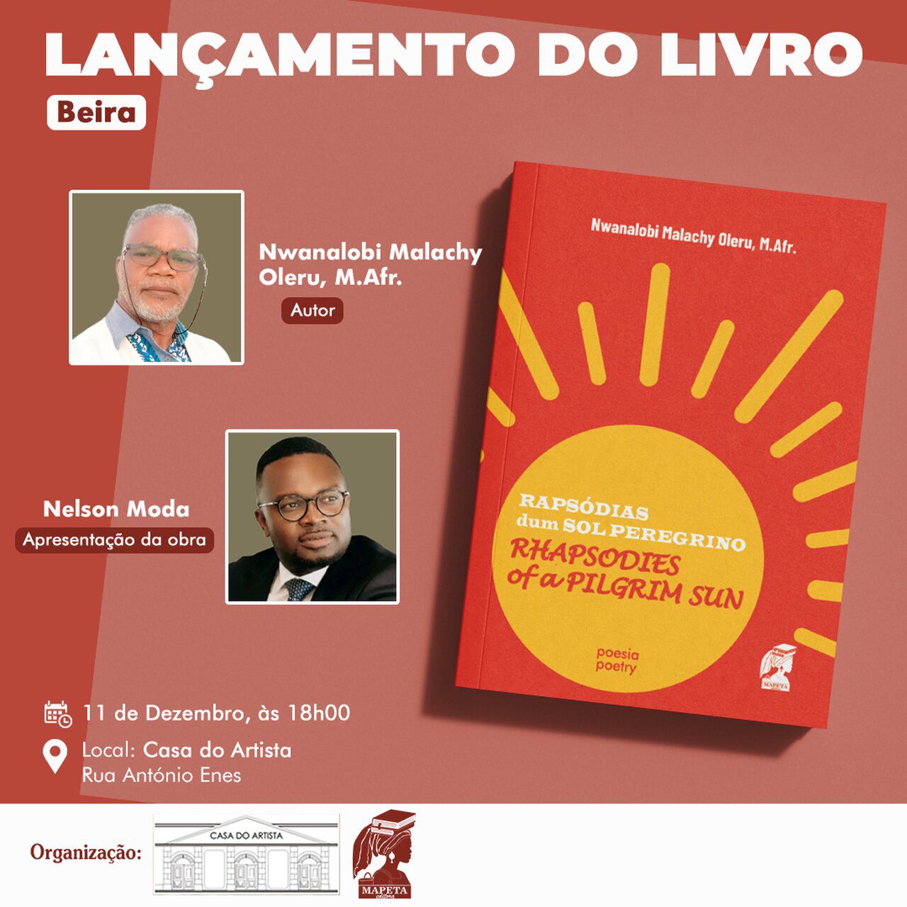 Nwanalobi oleru apresenta o seu livro de estreia na beira