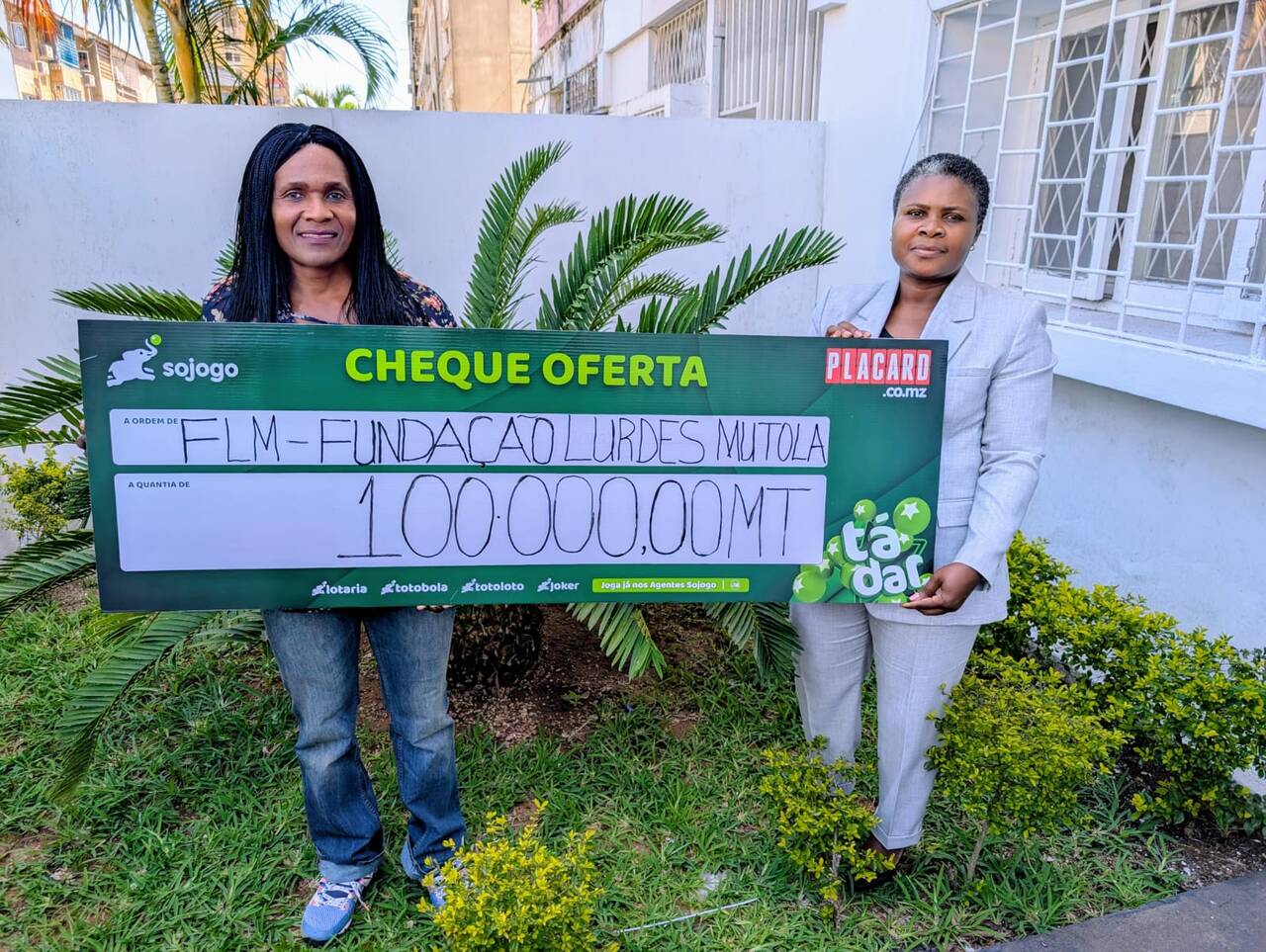 Sojogo concede 100 mil meticais para iniciativas juvenis da fundação