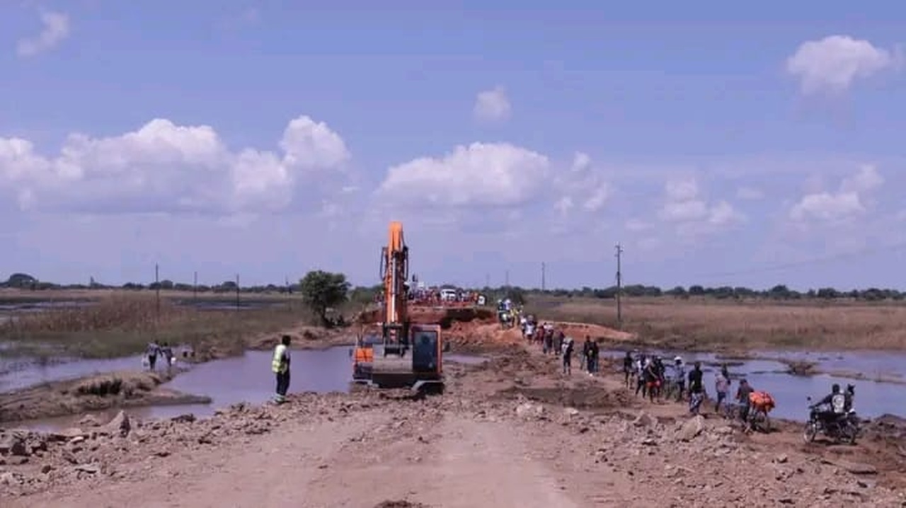 Arrancam obras no último corte da EN1 em Gaza, abrindo