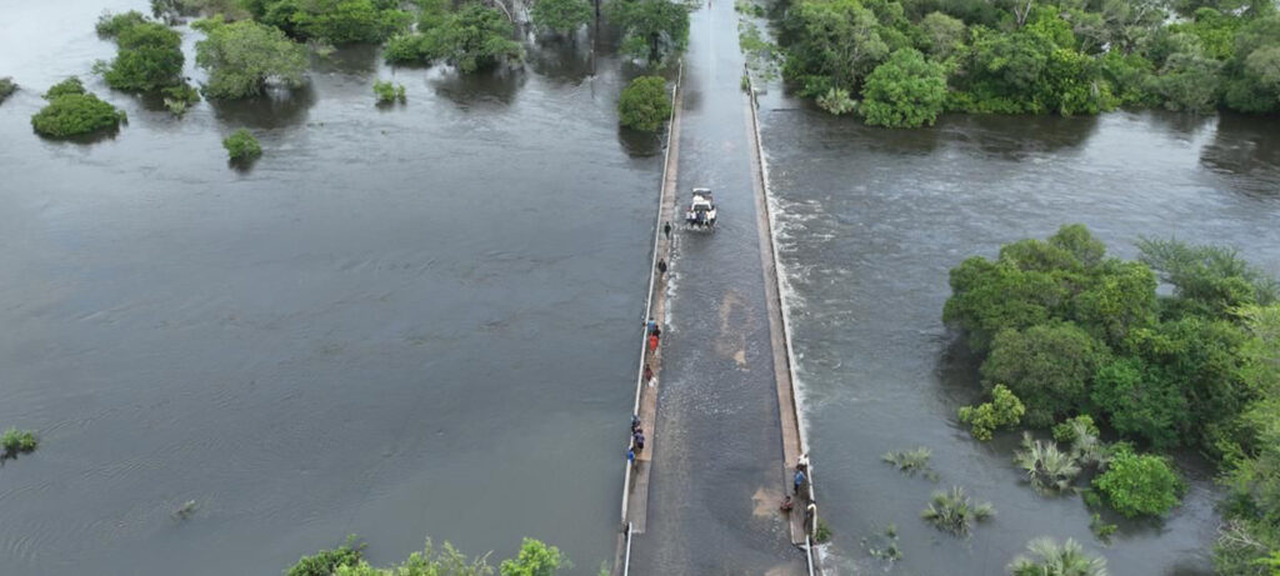 Chuvasː Dez bacias hidrográficas em alerta máximo