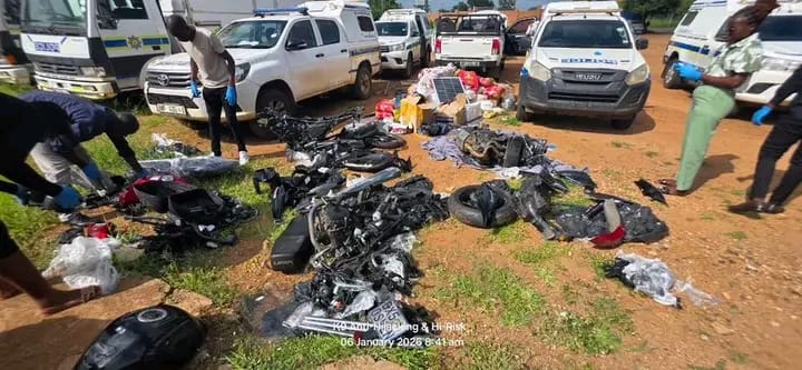 Moçambicano detido na África do Sul por posse de motorizadas