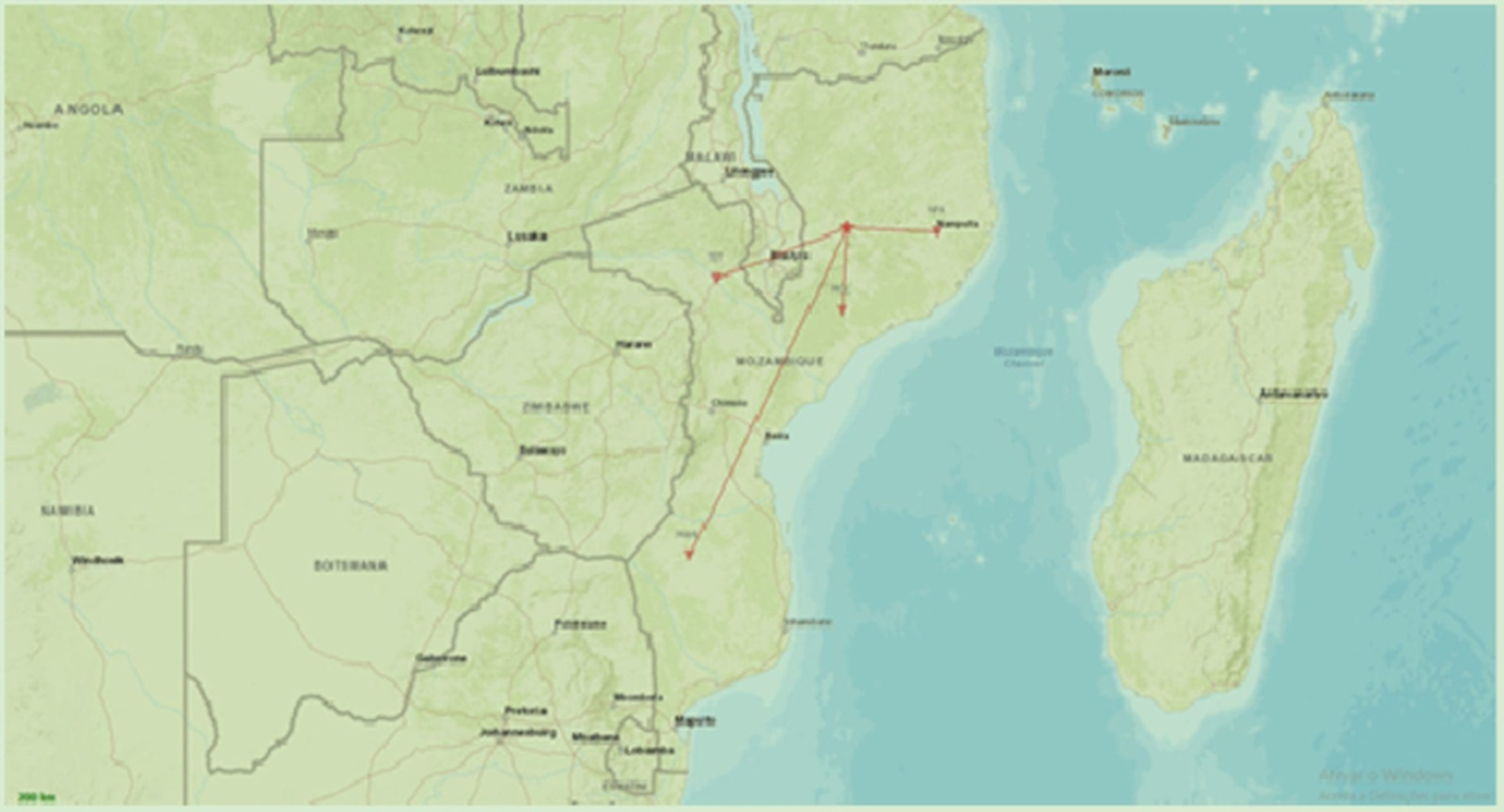 Sismo de magnitude 4.2 abala norte e centro de Moçambique