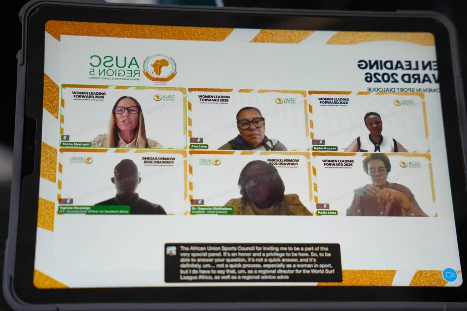 AUSC Region 5 reforça compromissos para liderança feminina no desporto