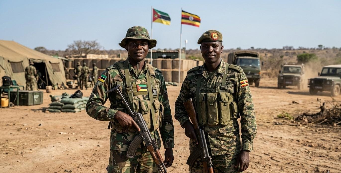 Moçambique e Uganda estreitam cooperação militar