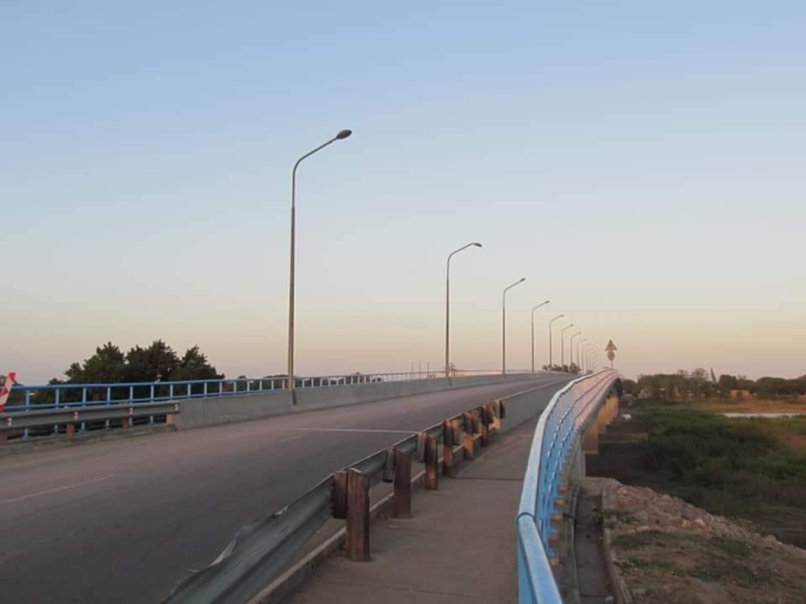 Obras de manutenção força ao condicionamento de circulação na ponte