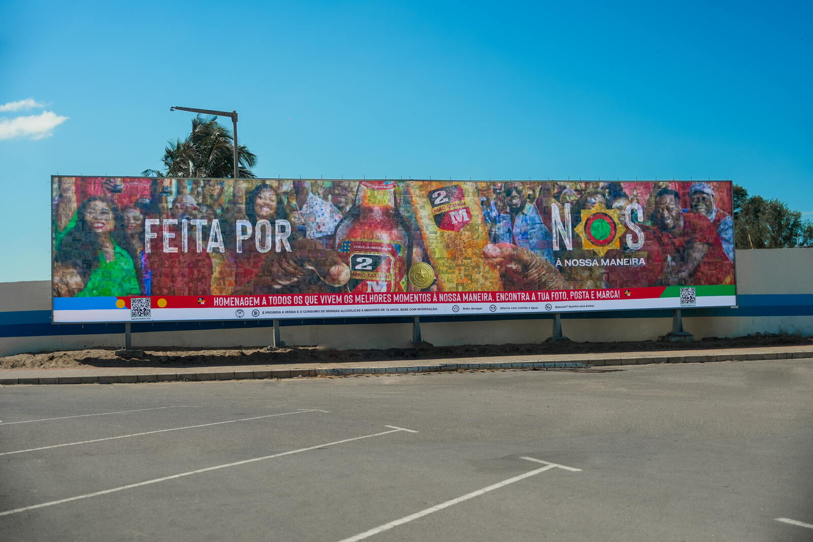 2M cria o primeiro outdoor em Moçambique feito com mais