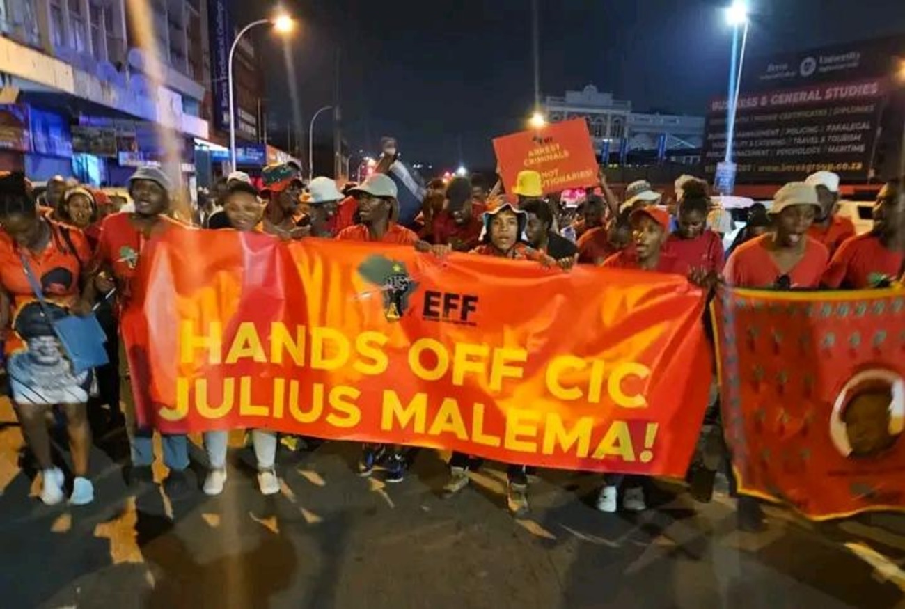 EFF denuncia "caça às bruxas" após condenação de Julius Malema