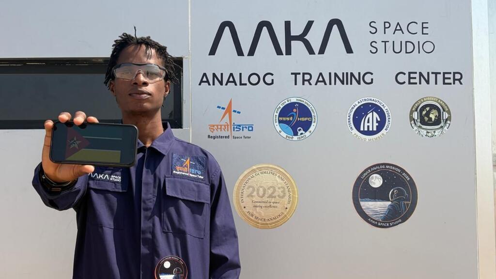 Primeiro astronauta análogo moçambicano sonha trabalhar com a NASA