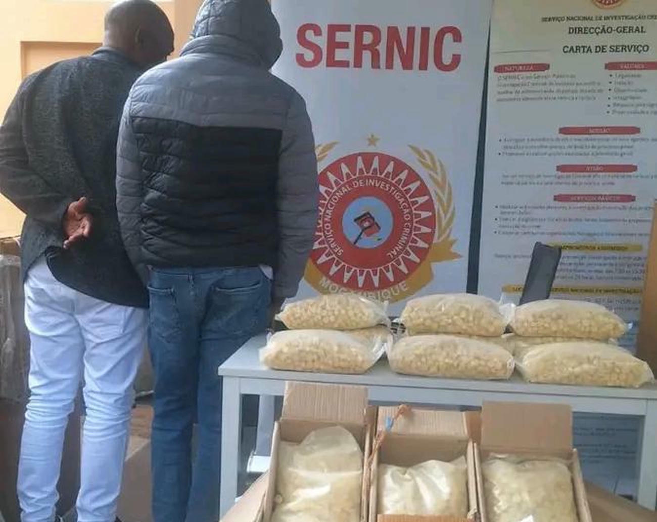 SERNIC apreende 3,7 toneladas de fentanil no Aeroporto de Maputo