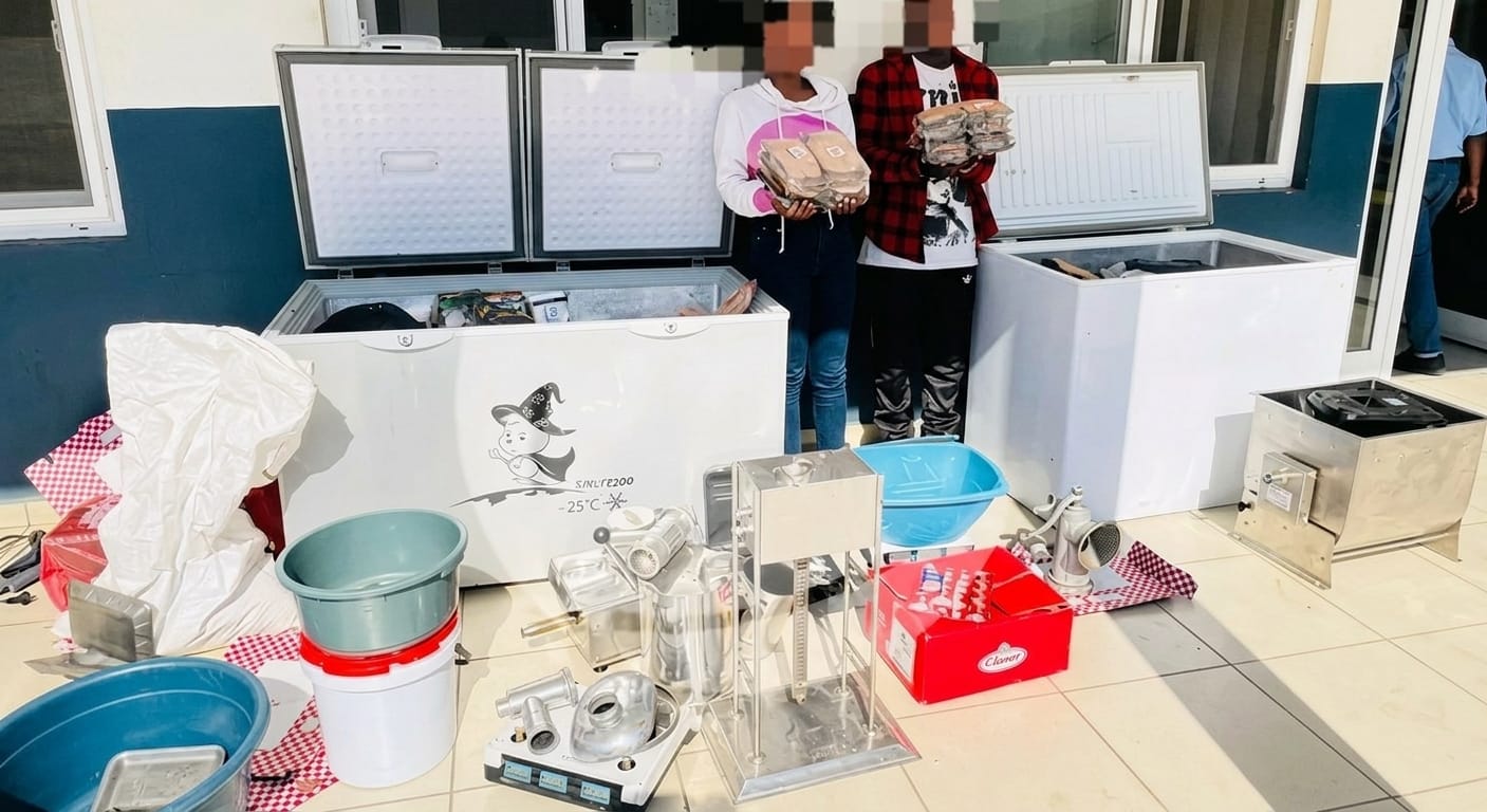 PRM desmantela fábrica ilegal que produzia chouriço e hambúrguer na