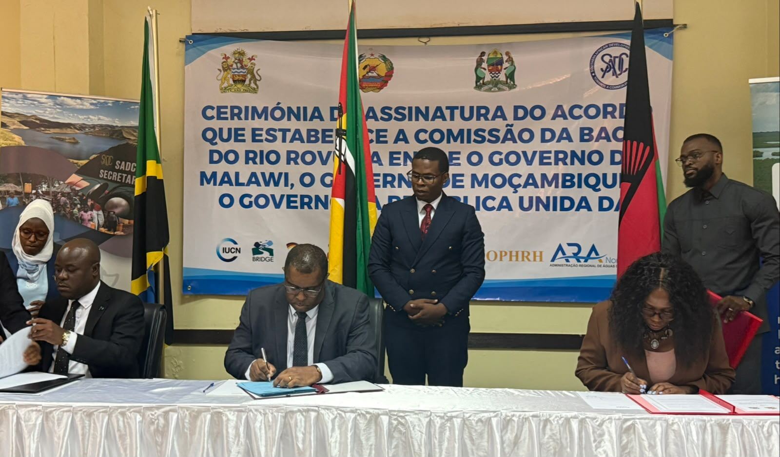 Moçambique, Tanzânia e Maláui criam Comissão da Bacia do rio