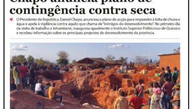 Capa do Jornal O pais - O País